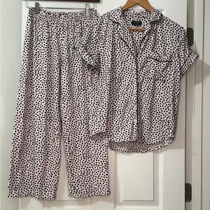Kate Spade polka dot pajama set